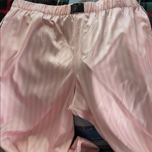VS Satin Pink pajamas bottoms